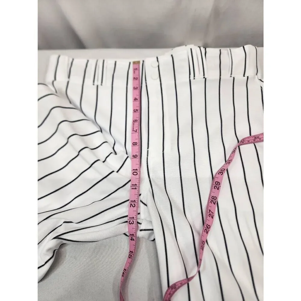 Champro Size XL Navy and White Stripe Triple Crown Open Bottom Pant Men's Baseba